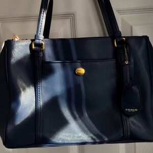 Coach blue bag , Vintage, like new , never used